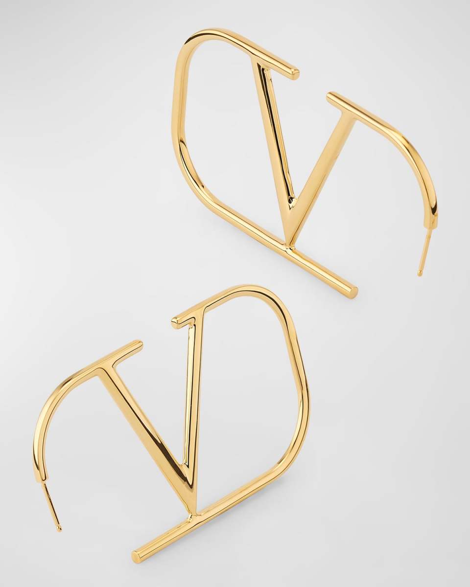 VLogo Signature Metal Earrings
