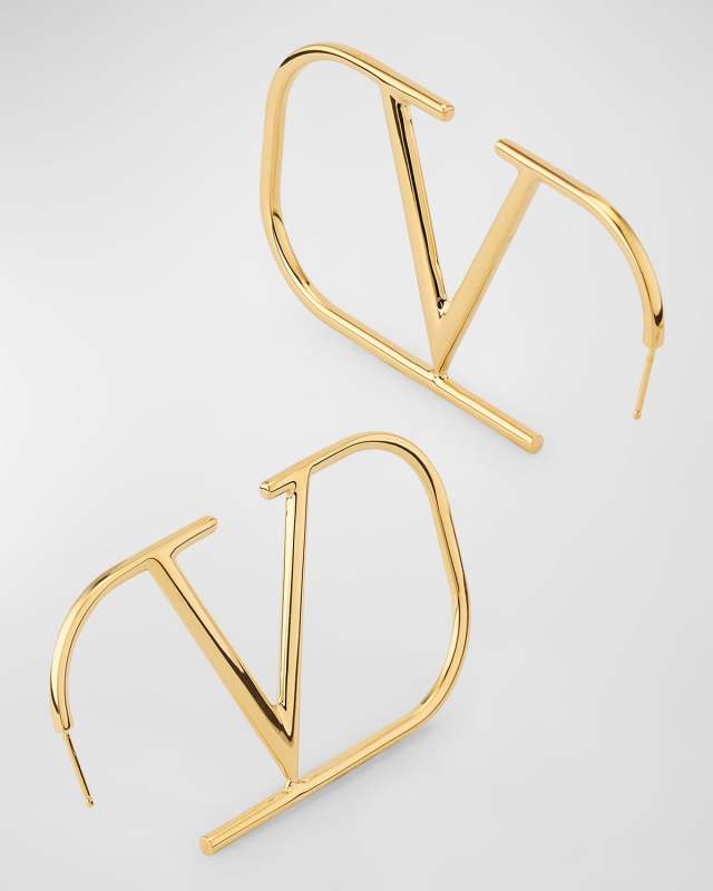 VLogo Signature Metal Earrings