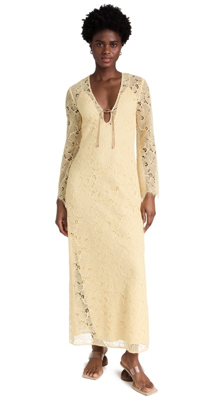 Alexis Sariyah Dress Yellow Lace
