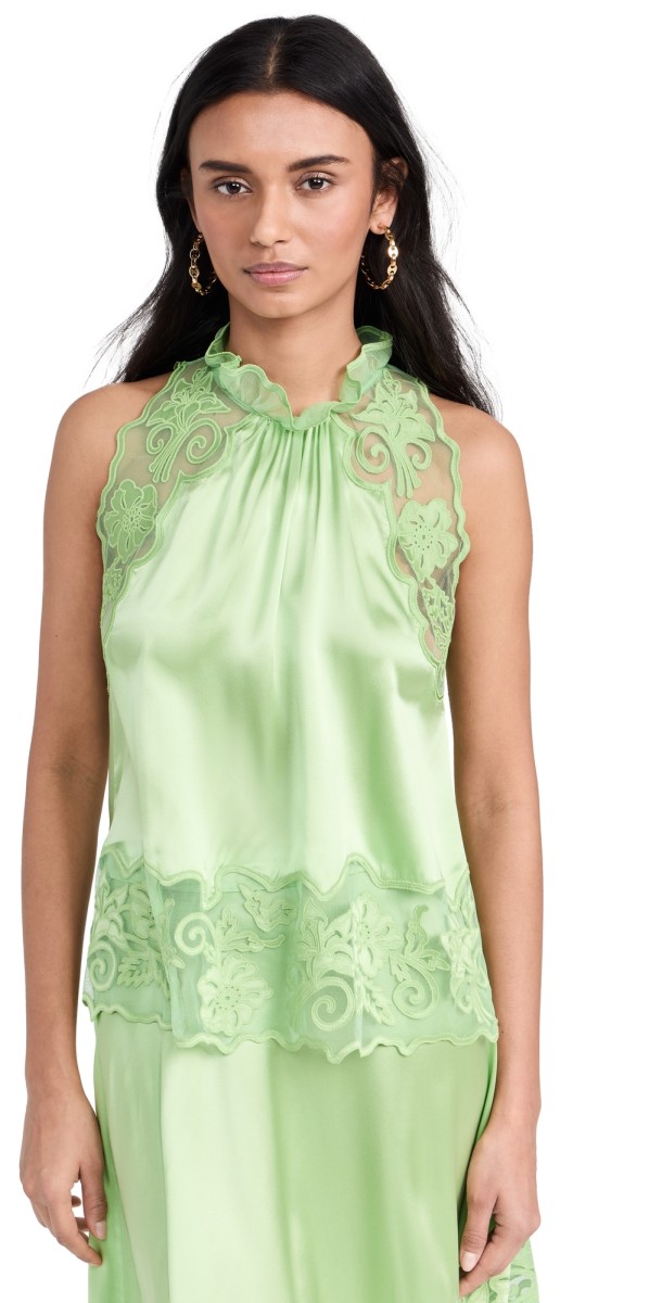 Ulla Johnson Elowen Top Celadon