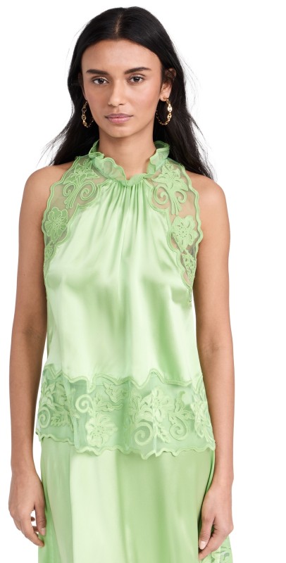 Ulla Johnson Elowen Top Celadon