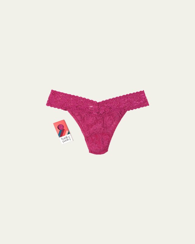 Original-Rise Lace Thong