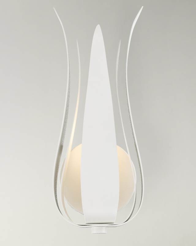 Broche 1-Light Matte White Wall Mount