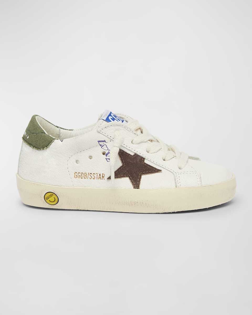 Kid's Super Star Nappa Leather Sneakers, Baby/Toddler