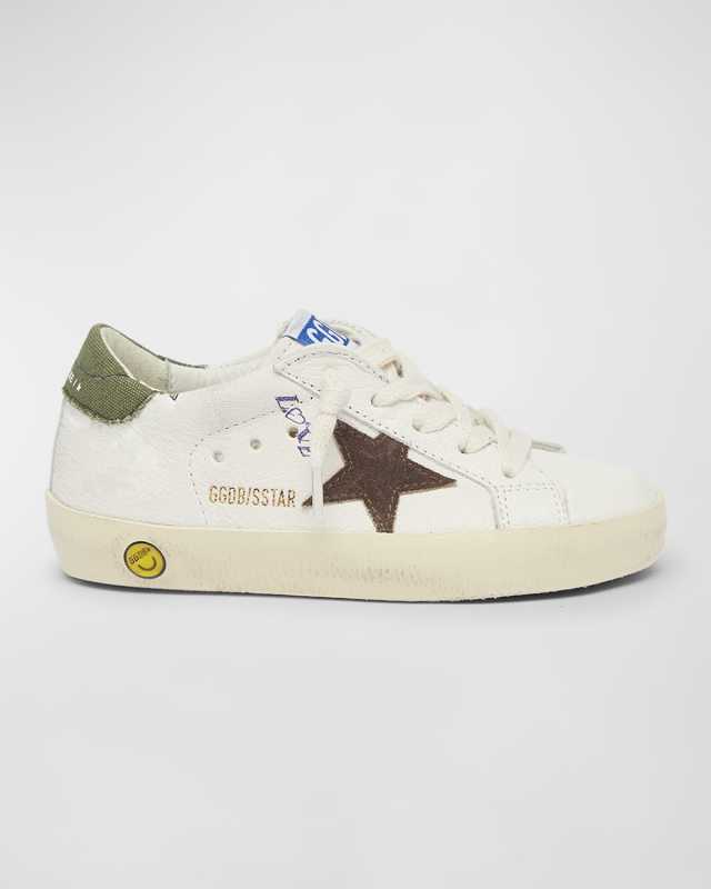 Kid's Super Star Nappa Leather Sneakers, Baby/Toddler