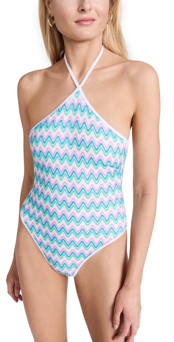 LSPACEirabella One Piece Swimsuit Ombre Chevron
