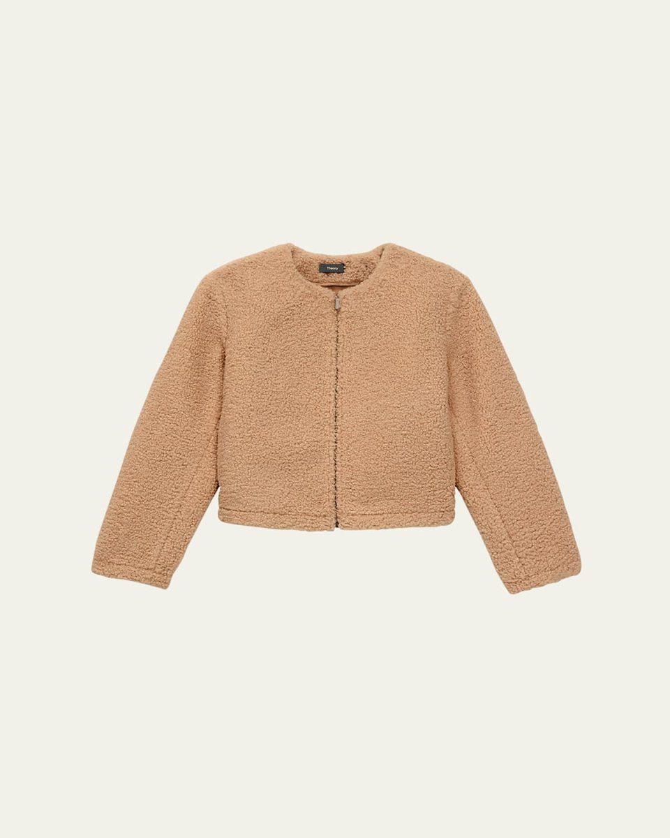 Cropped Easy Sherpa Jacket