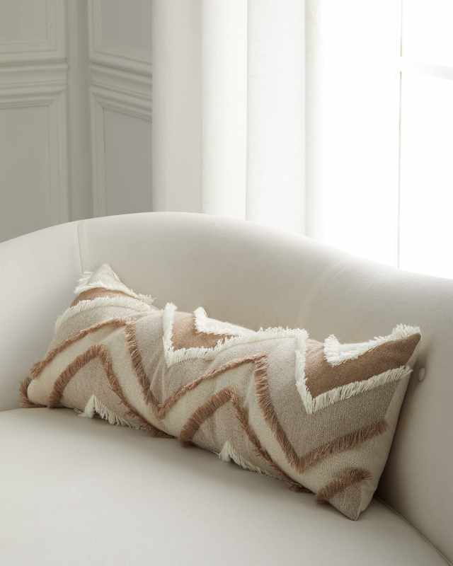 Jacinto Sand Decorative Pillow, 13" x 36"