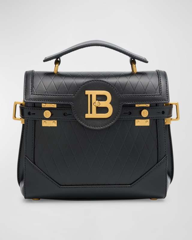 BBuzz 23 Top-Handle Bag in Embossed Leather