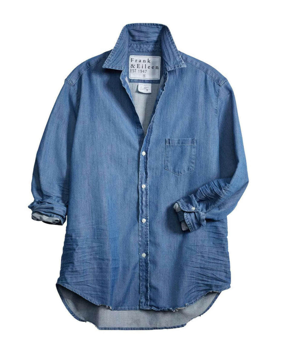 Eileen Woven Button Up