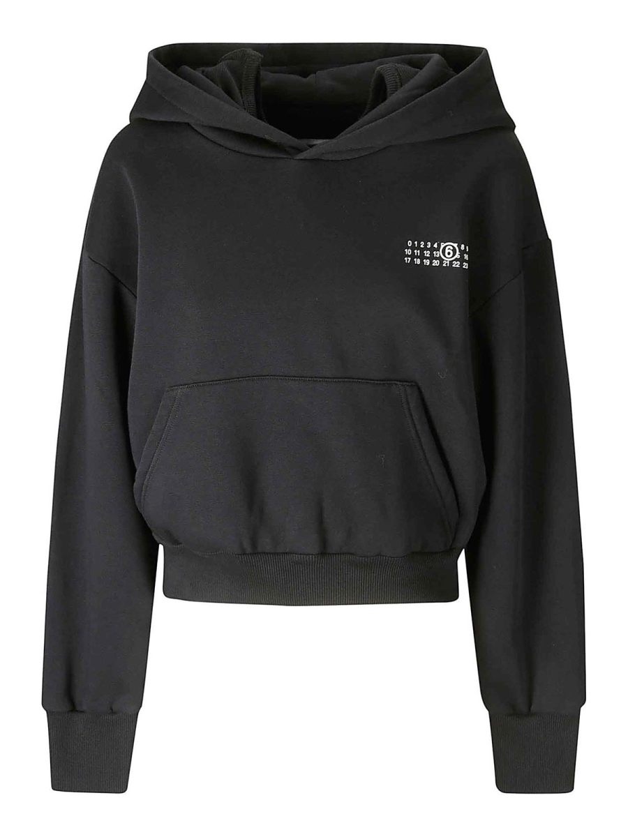 MM6 Maison Margiela Robe Au Genou - Noir