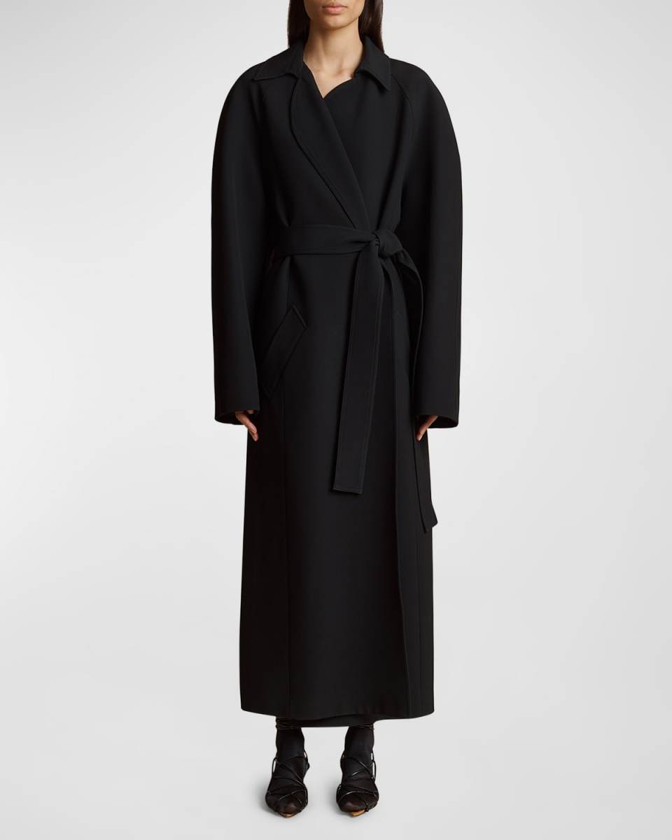 Roth Long Self-Tie Coat