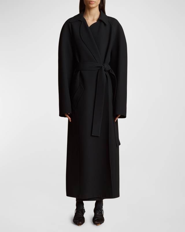 Roth Long Self-Tie Coat