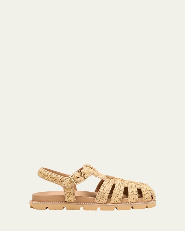 Fussbett Raffia Fisherman Sandals