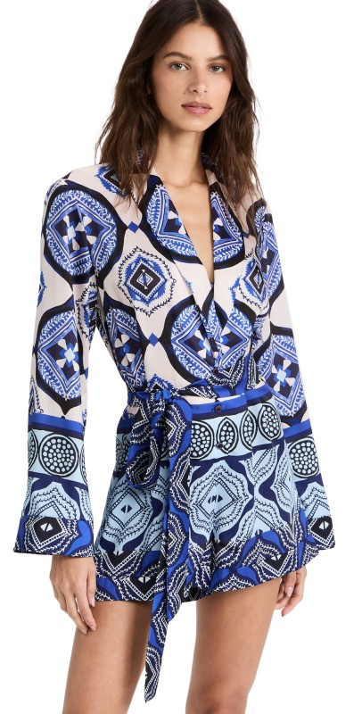 Alexis Robbie Romper Santorini