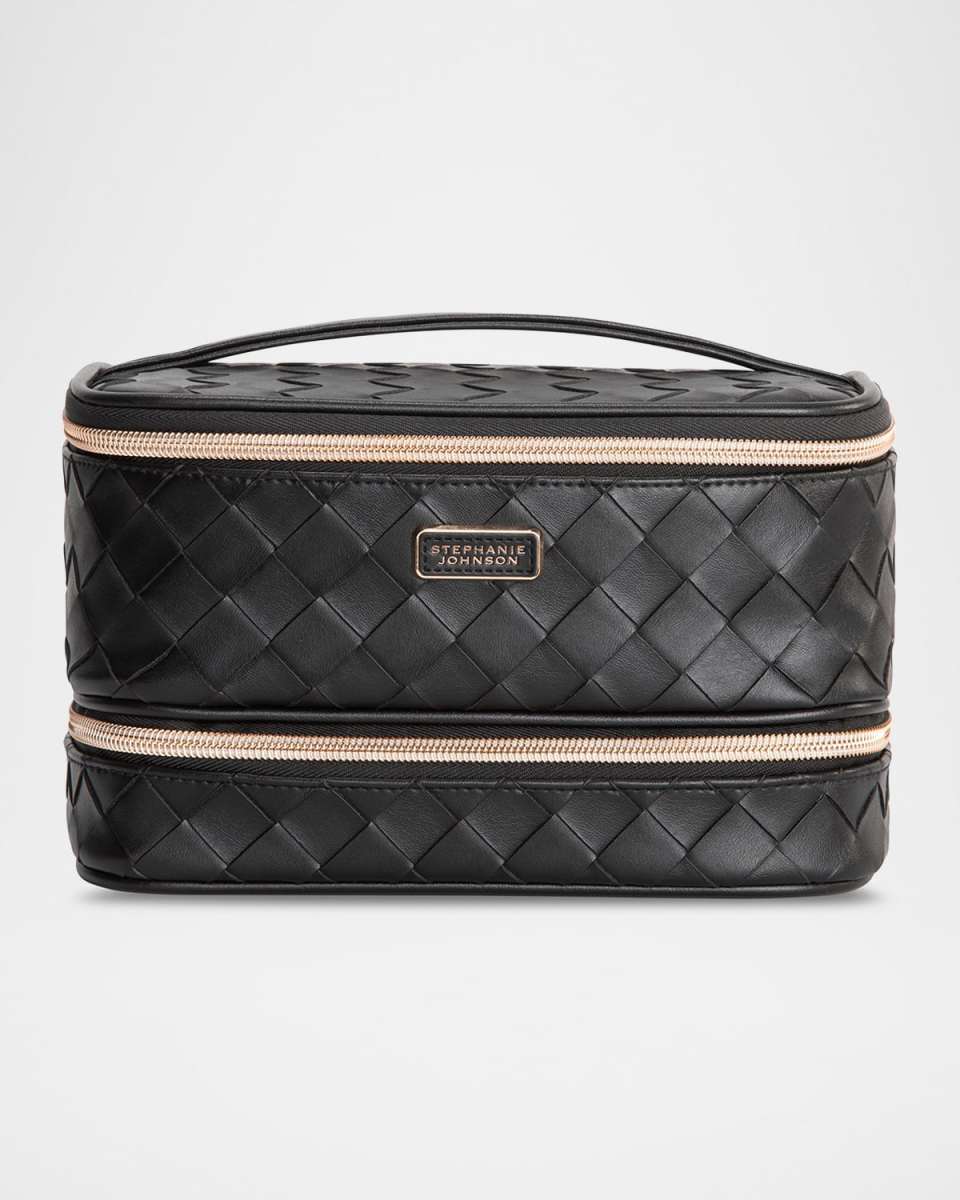 Belize Jenny Faux Leather Train Case
