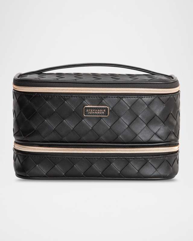 Belize Jenny Faux Leather Train Case