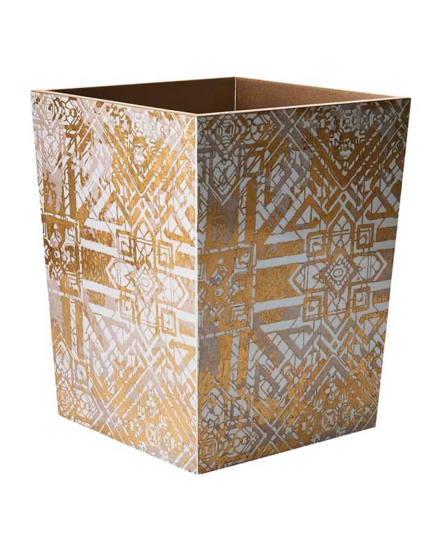 Distressed Wastebasket