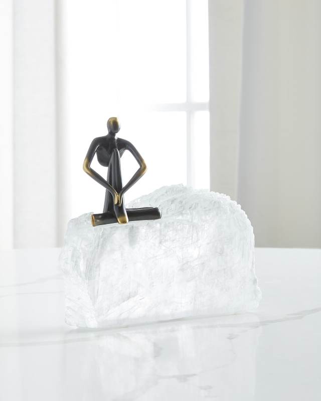 Man on Edge II Sculpture