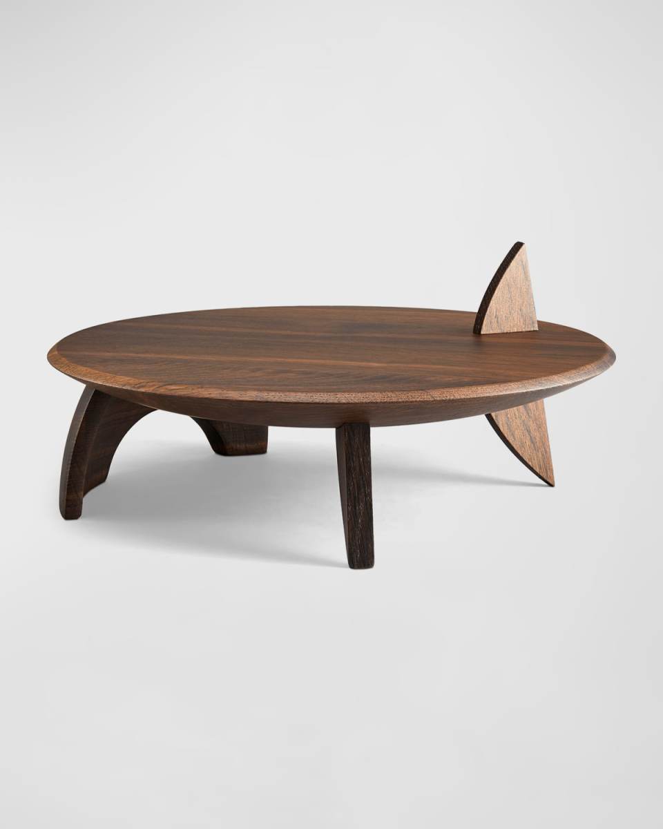 Kelly Behun Leaf Smoked Oak Platter