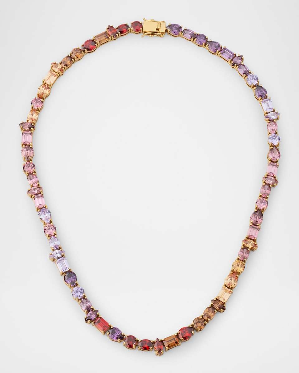 Tompkins Crystal Tennis Necklace