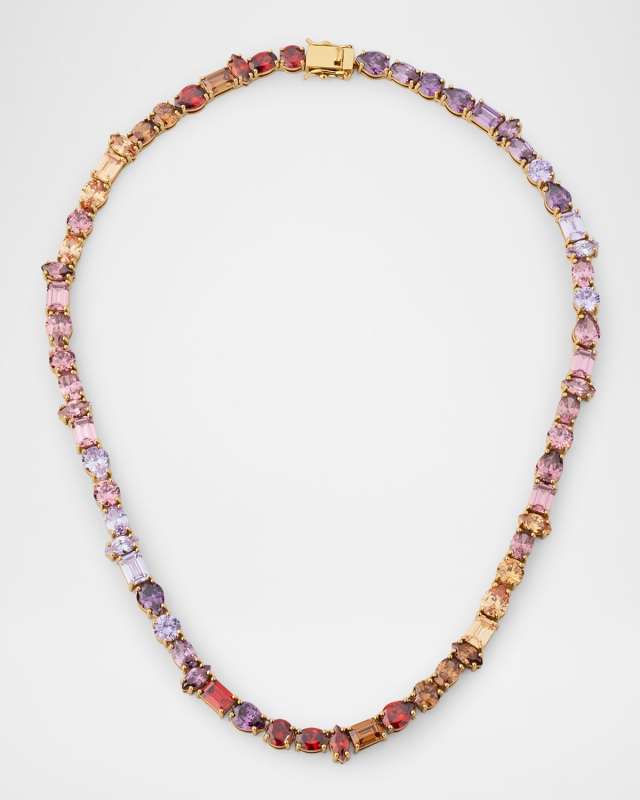 Tompkins Crystal Tennis Necklace