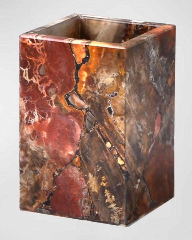 Petrified Wood Toothbrush Holder