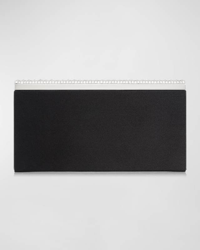 Grace Soft Case Clutch With Removable Jewel Baguette Shoulder Chain