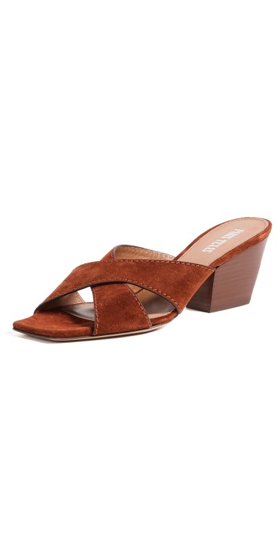 Paris Texas Arizona 60mm Mules Rust