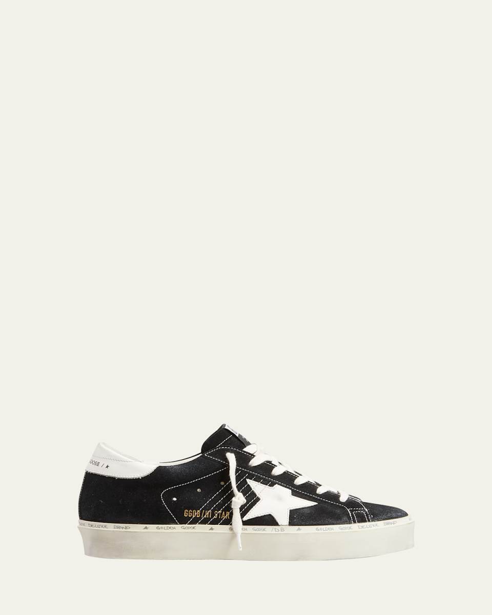 Hi Star Low-Top Suede Court Sneakers