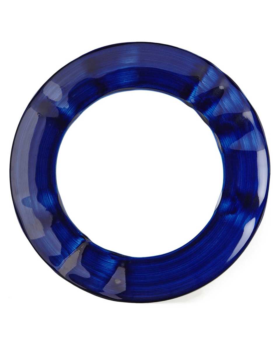12-Piece Cobalt Brushstroke Dinnerware Set