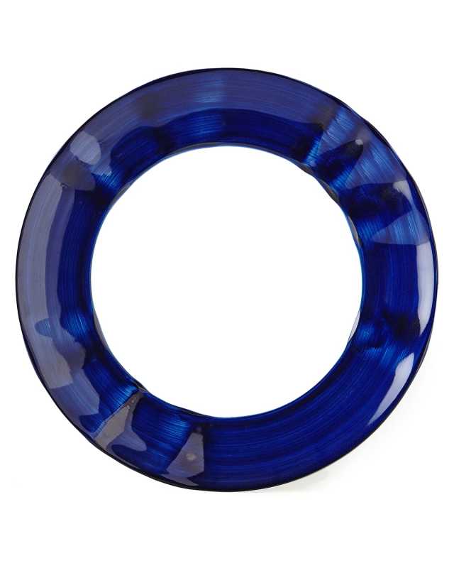 12-Piece Cobalt Brushstroke Dinnerware Set