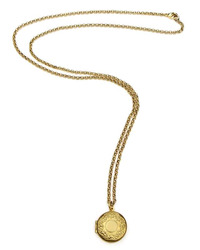 Round Locket Necklace