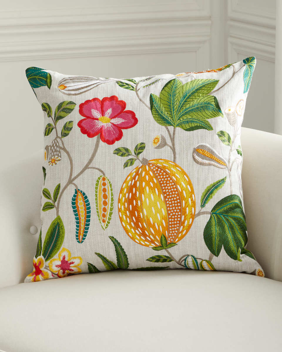 Rankin Embroidered Pillow,