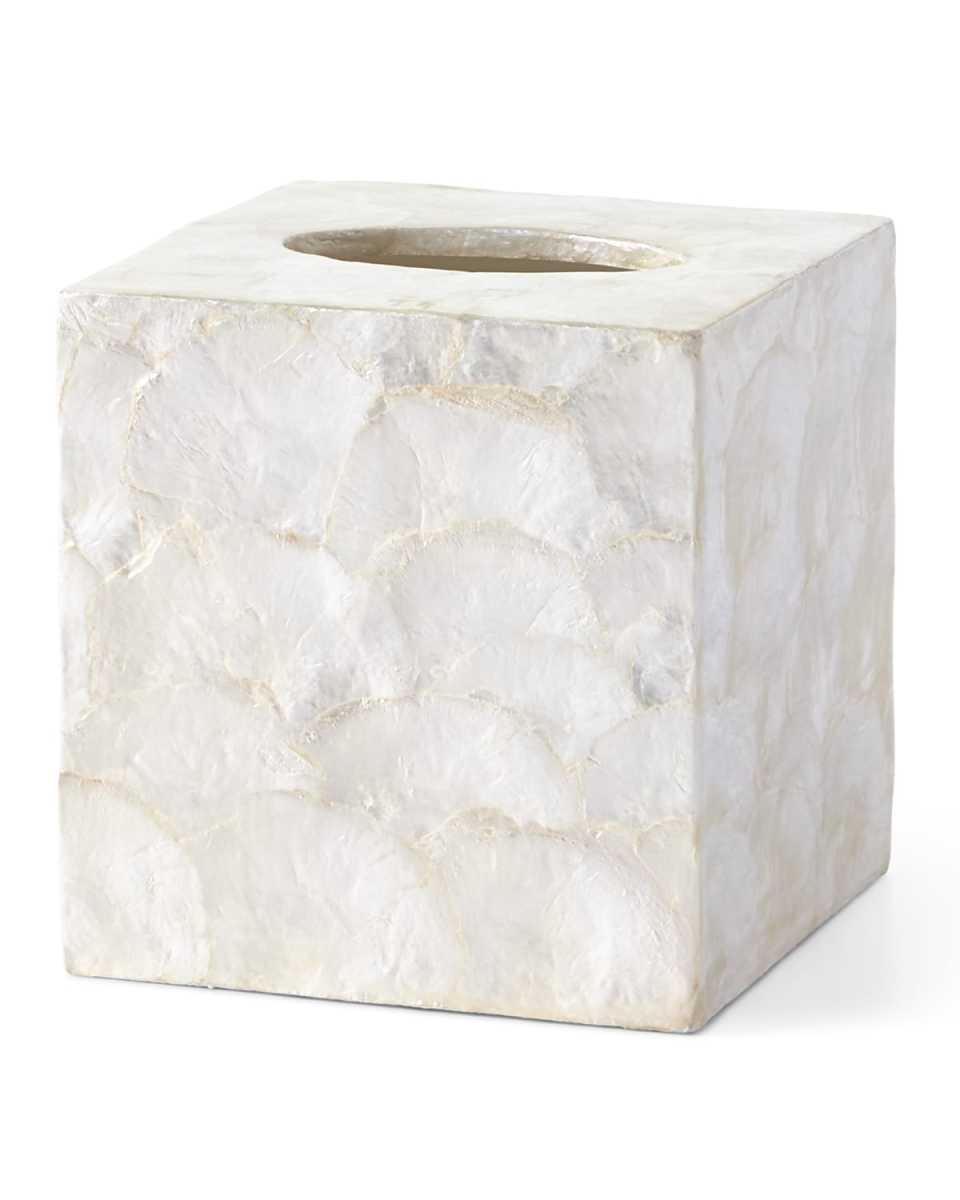Andria Capiz Tissue Box Cover