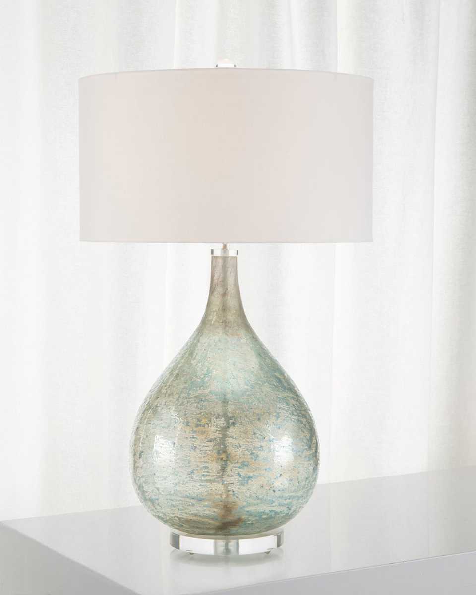 Deep Ocean Blue Table Lamp