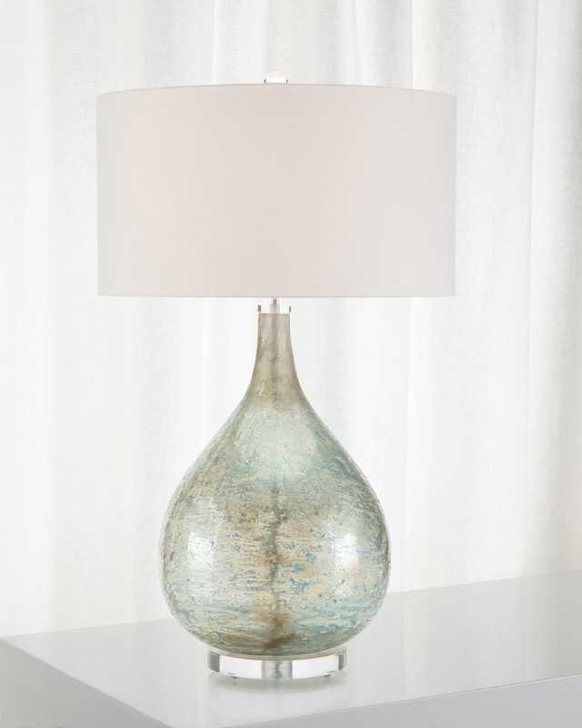Deep Ocean Blue Table Lamp