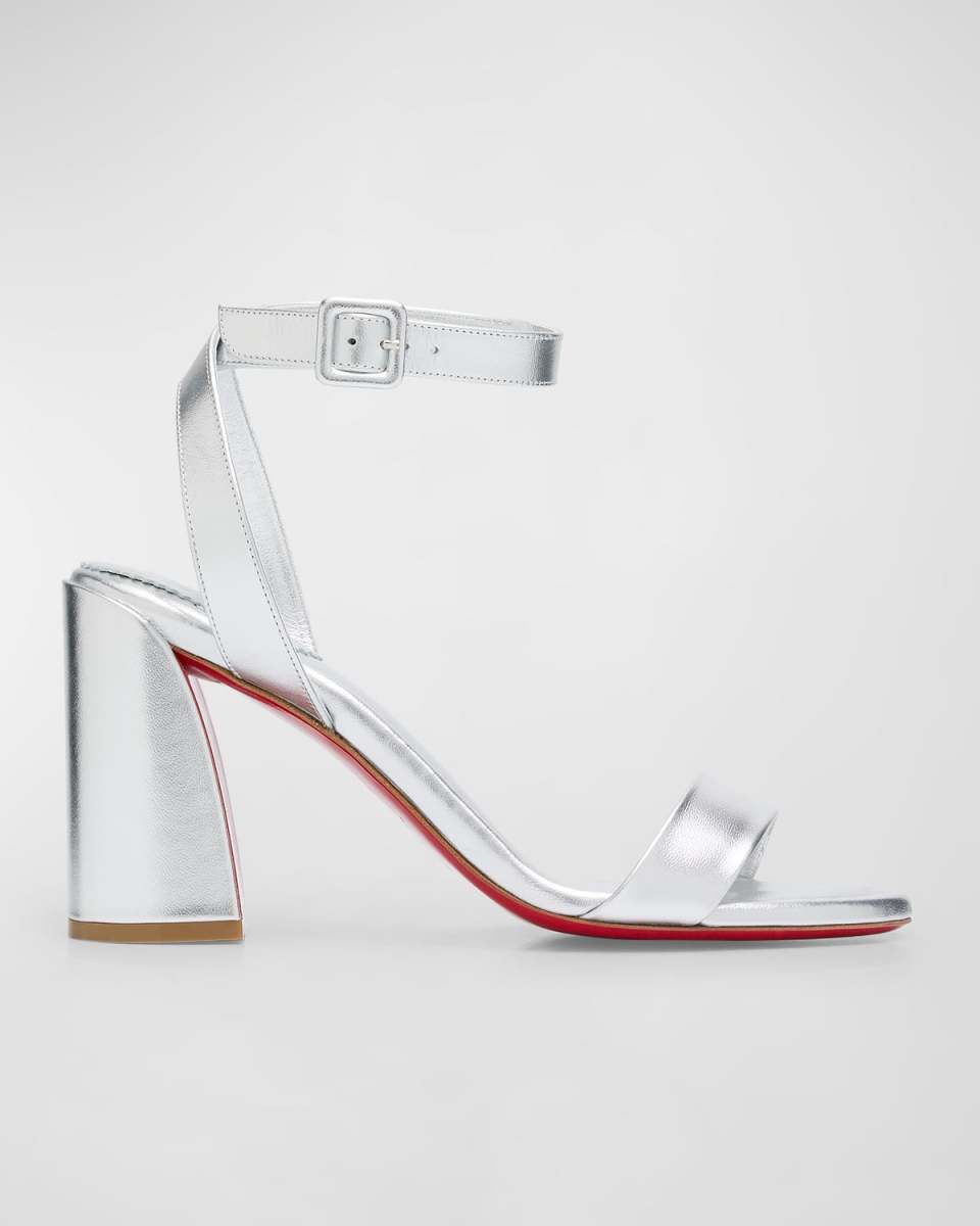 Miss Sabina Metallic Red Sole Sandals