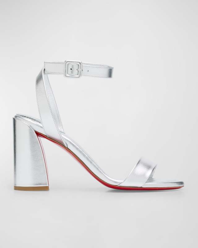Miss Sabina Metallic Red Sole Sandals