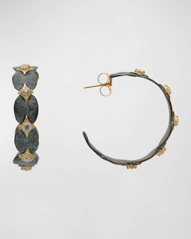 Old World 35mm Art Hoop Earrings