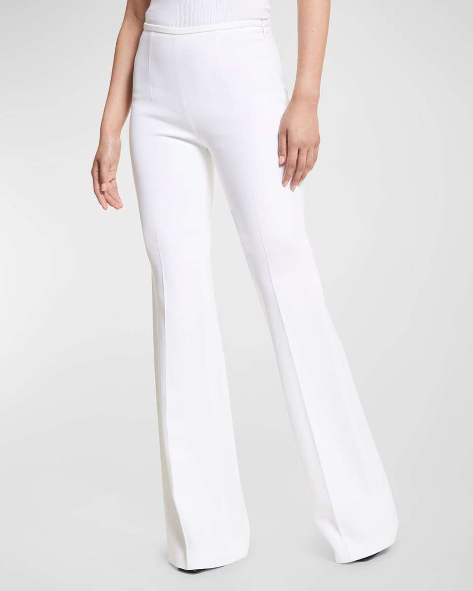 Brooke Side-Zip Flare Pants