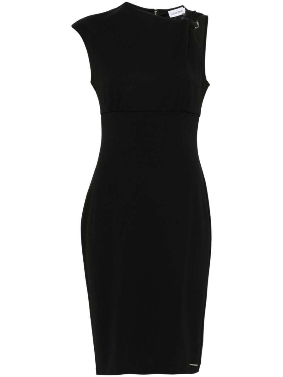 asymmetric-design dress