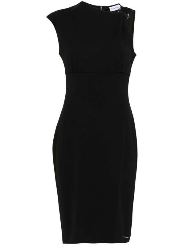 asymmetric-design dress