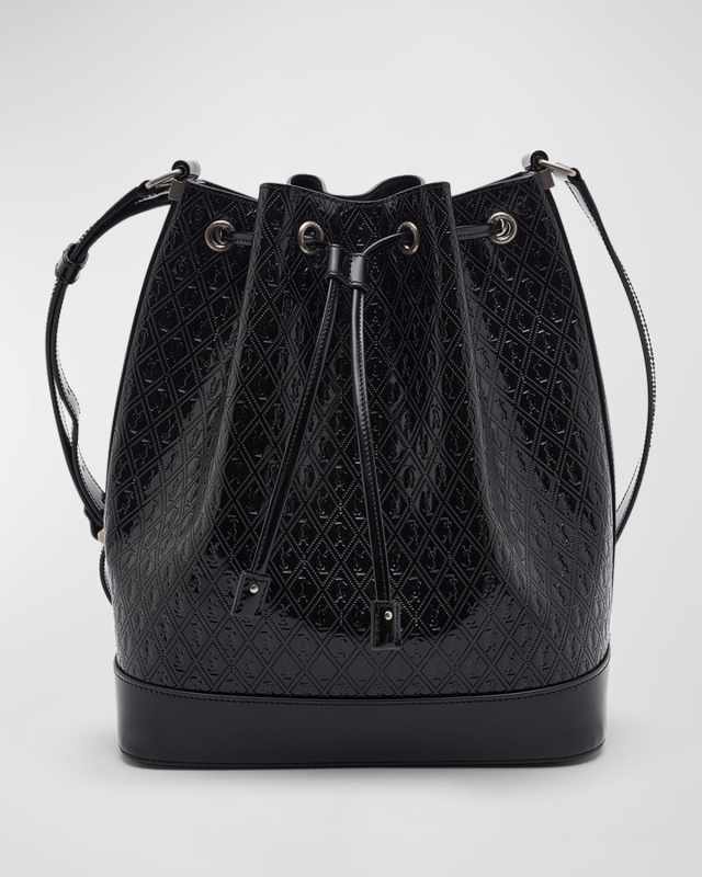 Le Monogram Bucket Bag in Spazzolato Leather