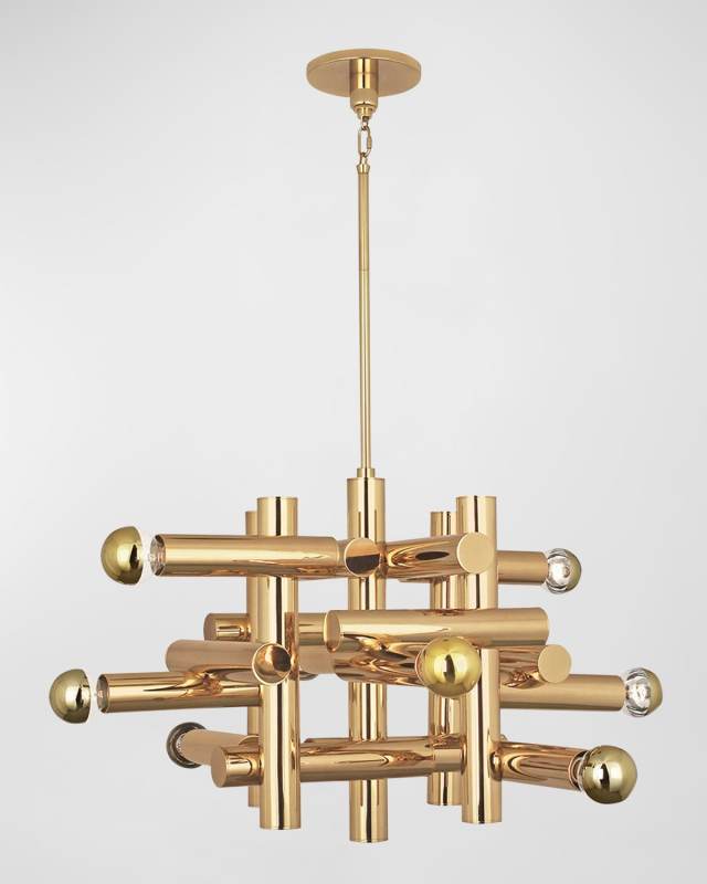 Milano Kinetic 8-Light Chandelier - 31"