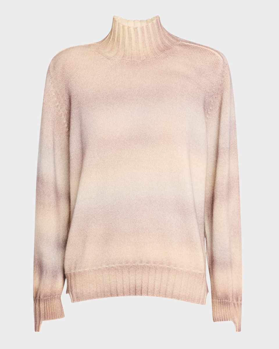 Diadem Airbrushed Cashmere Turtleneck Sweater