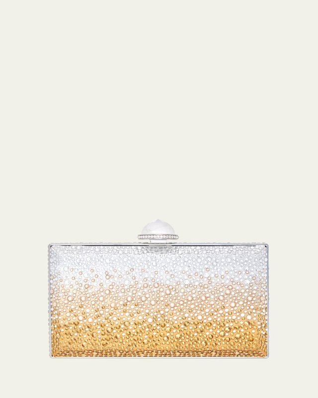 Skylar Gradient Crystal Clutch Bag