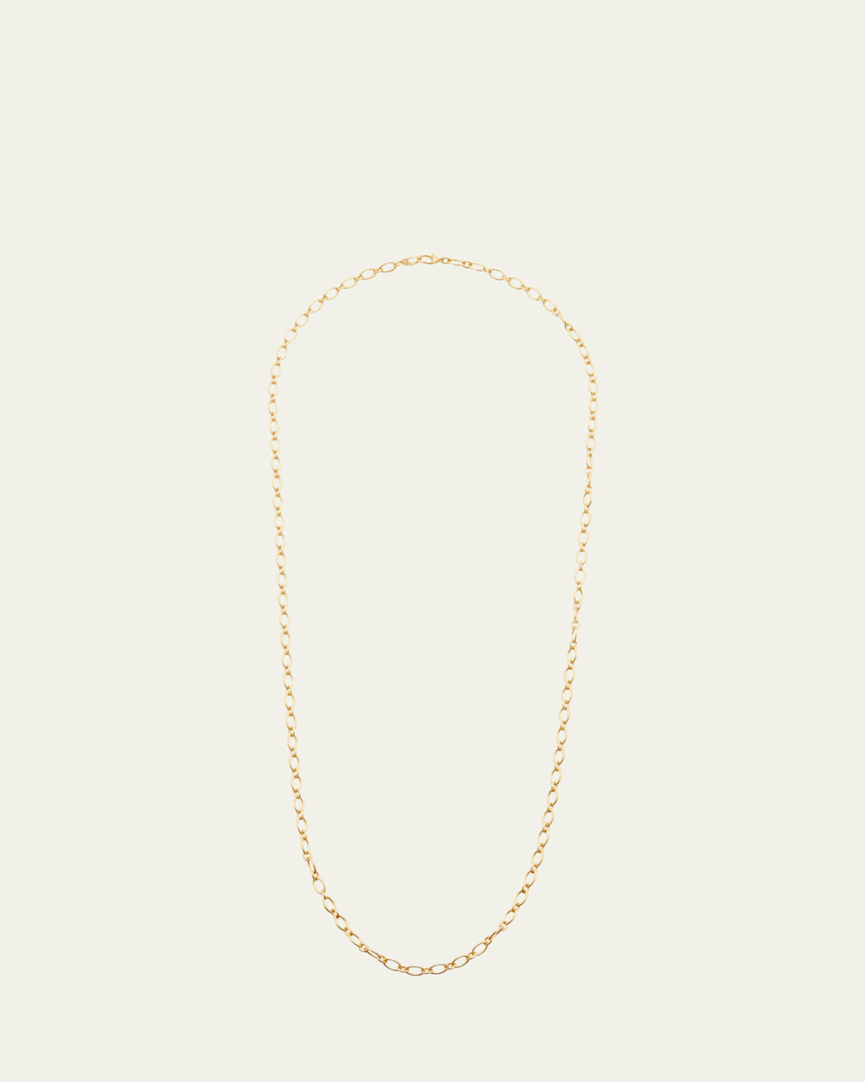 18k Cornucopia Chain Necklace, 32"L