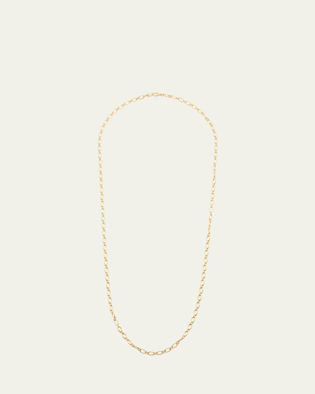 18k Cornucopia Chain Necklace, 32"L