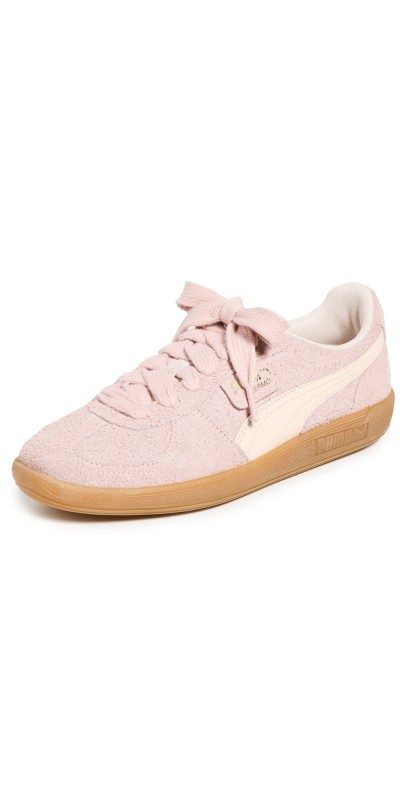 PUMA Palermo Hairy Sneakers Rose Quartz-Rosebay
